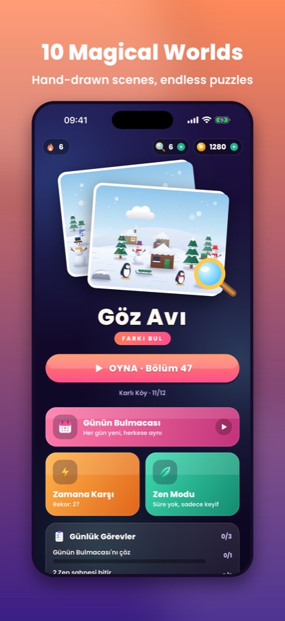 Home screen